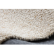 CASABLANCA WASHABLE 71511056 alfombra crema - lavable, melange, con bucles
