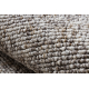 CASABLANCA WASHABLE 71511080 tapijt beige / bruin - wasbaar, gemêleerd, met lusjes