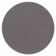 Modern Waschteppich LINDO Kreis grau, rutschfest, zottelig