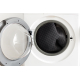 Tapis de lavage moderne LINDO cercle gris, antidérapant, shaggy