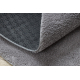 Moderne vaske teppe LINDO sirkel grå, antiskli, raggete