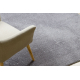 Сучасний пральний килим LINDO сірий, протиковзкий, кудлатий