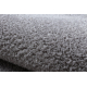 Модерен пране килим LINDO сив, противоплъзгащ, рошав