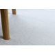Modern washing carpet LINDO circle white, anti-slip, shaggy