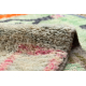 BERBER tepih MR4296 Beni Mrirt ručno tkan iz Maroka, Sažetak - zeleno/narančasto
