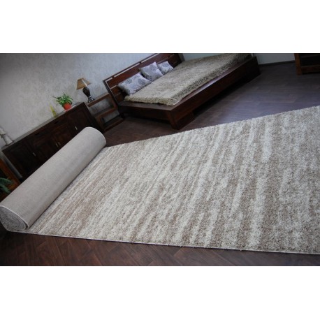 Fitted carpet SHAGGY 5cm - 3383 ivory beige