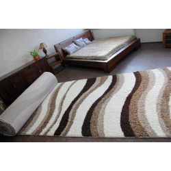 Shaggy szőnyegpadló szőnyeg LONG 5cm - 2490 elefántcsont bézs