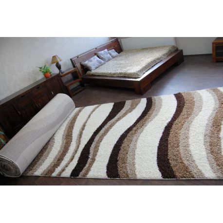 Fitted carpet SHAGGY 5cm - 2490 ivory beige