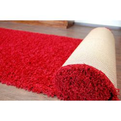 Fitted carpet SHAGGY 5cm maroon