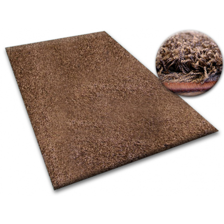 Moquette tappeto SHAGGY 5cm marrone