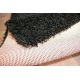 Teppichboden SHAGGY 5cm schwarz