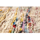 BERBER kilimas MR4298 Beni Mrirt rankų darbo iš Maroko, abstrakčiai - smėlio spalvos / oranžinė