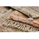 BERBER tepih MR4298 Beni Mrirt ručno tkan iz Maroka, Sažetak - bež / narančasto