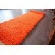 Montert teppe SHAGGY 5cm oransje