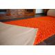 Passadeira carpete SHAGGY 5cm cor de laranja