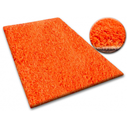 Montert teppe SHAGGY 5cm oransje