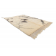 BERBER tapijt MR1801 Beni Mrirt handgeweven uit Marokko, Boho - beige / grijskleuring