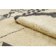BERBER tepih MR1801 Beni Mrirt ručno tkan iz Maroka, Boho - bež / Siva