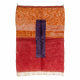 Koberec BERBER MR4015 Beni Mrirt ručne tkaný z Maroka, Geometrické - červená / oranžová