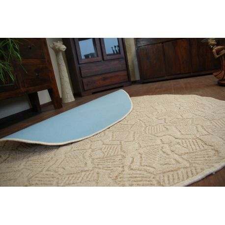 Teppich kreis MESSINA 035 cremig 