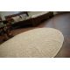 Carpet circle MESSINA 035 cream