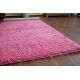Paklāju segumi Shaggy 5cm rozā