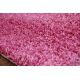 Paklāju segumi Shaggy 5cm rozā