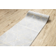 Exclusive EMERALD Runner 1012 glamour, stylish marble, geometric grey / gold 80 cm