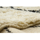 BERBER tepih MR1943 Beni Mrirt ručno tkan iz Maroka, Trellis - bež / crna