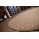 Kulatý koberec CHIC 144 hnědý