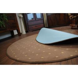 Carpet circle CHIC 144 brown
