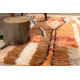BERBER carpet BJ1250 Boujaad hand-woven from Morocco, Boho - beige / orange