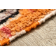 BERBER kilimas BJ1250 Boujaad rankų darbo iš Maroko, Boho - smėlio spalvos / oranžinė