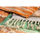 BERBER kilimas BJ1250 Boujaad rankų darbo iš Maroko, Boho - smėlio spalvos / oranžinė
