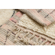 BERBER tapijt BJ1077 Boujaad handgeweven uit Marokko, Boho - beige / zwart