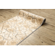 Futó szőnyeg Karmel Terra repedezett talaj - szürke karamell 120 cm