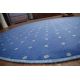 Okrúhly koberec CHIC 178 modrá
