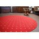 Okrúhly koberec CHIC 110 červená 