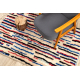 BERBER carpet MR2139 Beni Mrirt hand-woven from Morocco, Lines - beige / red