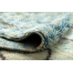 Koberec BERBER MR4270 Beni Mrirt ručne tkaný z Maroka, Abstrakt - béžová / modrá
