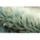 BERBER tepih MR4270 Beni Mrirt ručno tkan iz Maroka, Sažetak - bež / plavarančasto