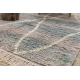 BERBER tapijt BJ1115 Boujaad handgeweven uit Marokko, Ruiten blauw / grijs