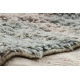 BERBER-Teppich BJ1115 Boujaad handgewebt aus Marokko, Rauten blau / grau