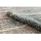 BERBER-Teppich BJ1115 Boujaad handgewebt aus Marokko, Rauten blau / grau