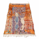 BERBER tepih BJ1020 Boujaad ručno tkan iz Maroka, Boho - bež / narančasto