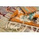 BERBER tepih BJ1020 Boujaad ručno tkan iz Maroka, Boho - bež / narančasto