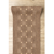 Sizal futó szőnyeg FLOORLUX minta 20079 coffe / mais 70 cm