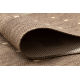 Sizal futó szőnyeg FLOORLUX minta 20079 coffe / mais 100 cm