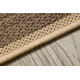 Sizala paklāji FLOORLUX dizains 20195 mais / kafija 80 cm