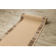 Sizala paklāji FLOORLUX dizains 20195 mais / kafija 100 cm